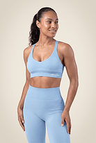 Gorilla Wear Selah Seamless Sports Bra Sports Bra Light Blue