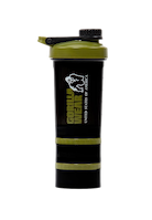 Gorilla Wear Shaker 2 GO 500ML Shakers & Bottles Black/Army Green