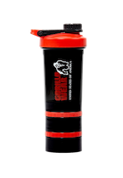 Gorilla Wear Shaker 2 GO 500ML Shakers & Bottles Black/Red