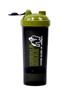 Gorilla Wear Shaker Compact 400ML Shakers & Bottles Black/Army Green