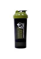 Gorilla Wear Shaker Compact 400ML Shakers & Bottles Black/Army Green