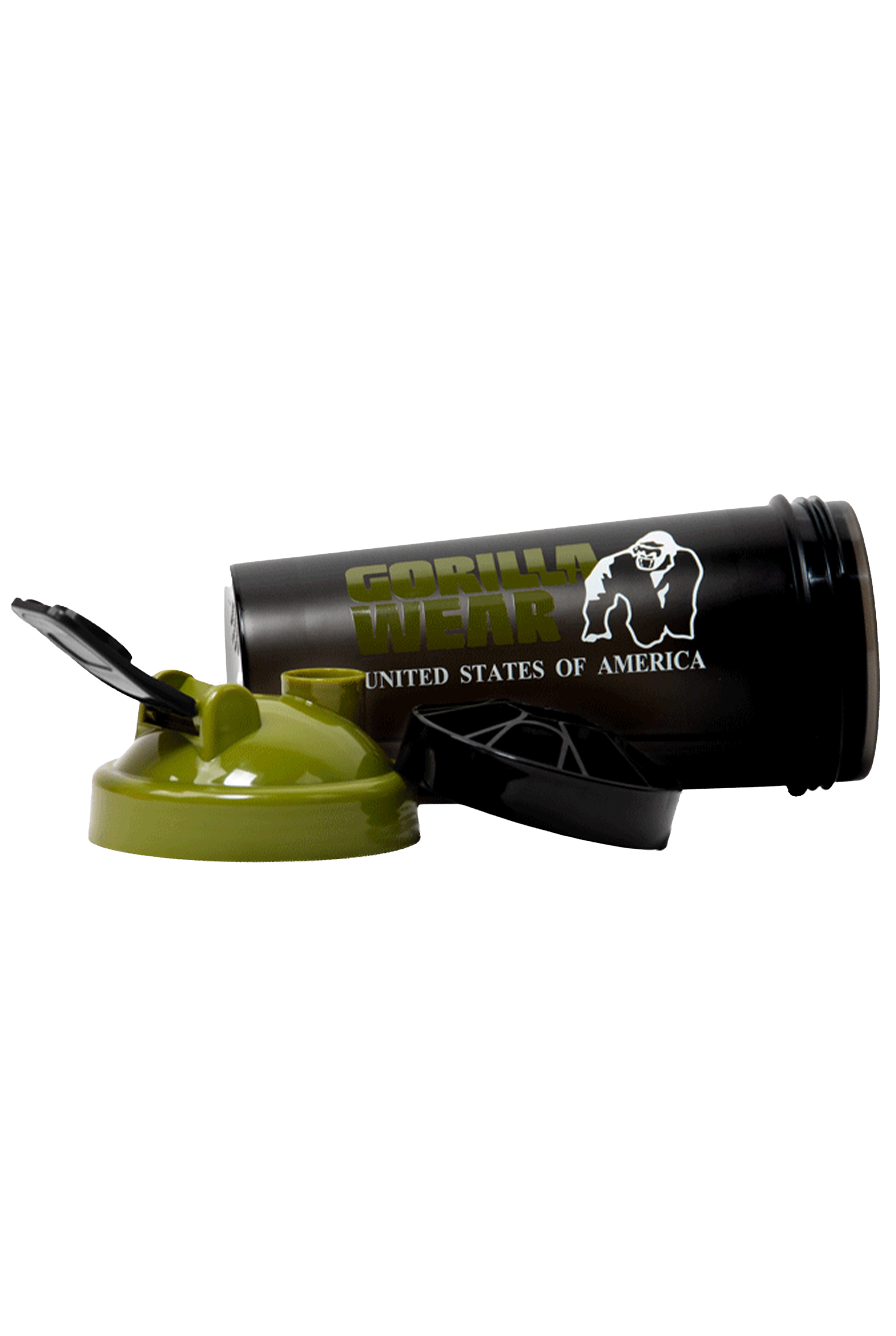 Gorilla Wear Shaker XXL 1000ML Shakers & Bottles Black/Army Green