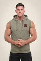 Gorilla Wear Silverdale Sleeveless Hoodie Hoodie & Sweatshirt Army Green