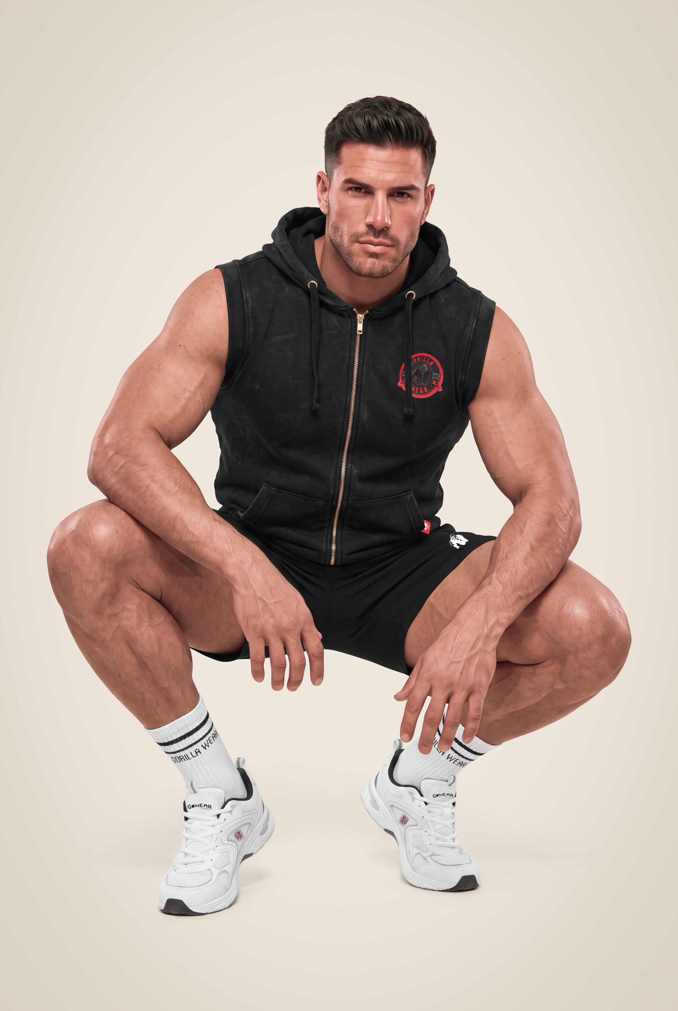 Gorilla Wear Silverdale Sleeveless Hoodie Hoodie & Sweatshirt Black
