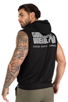 Gorilla Wear Springfield S/L Zipped Hoodie Hoodie & Sweatshirt Black