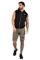 Gorilla Wear Springfield S/L Zipped Hoodie Hoodie & Sweatshirt Black