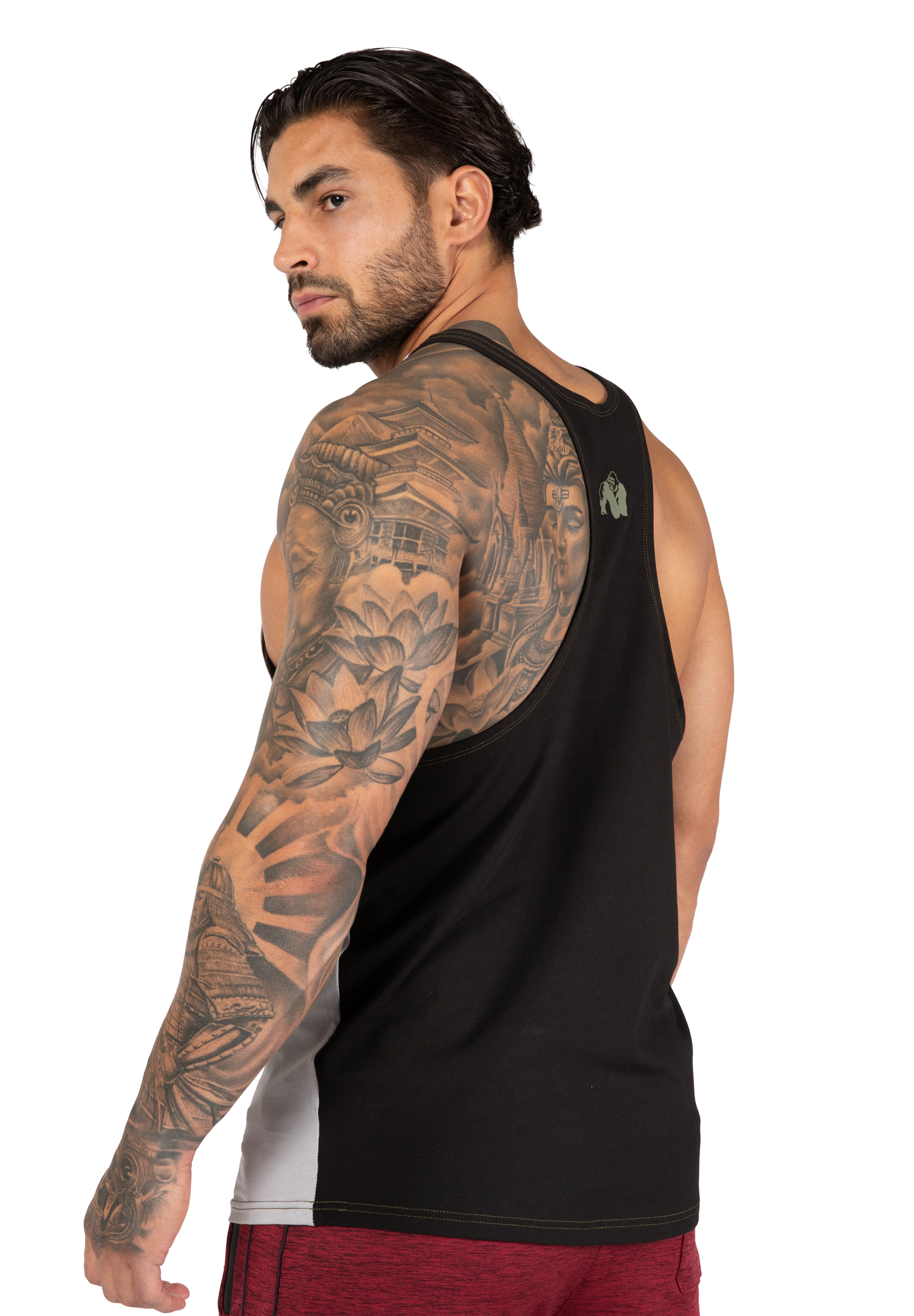 Gorilla Wear Sterling Stringer Tank Top Tank Top Black/Gray