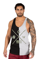 Gorilla Wear Sterling Stringer Tank Top Tank Top Black/Gray