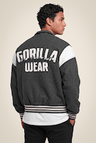 Gorilla Wear Stockholm Varsity Jacket Jacket Gray