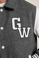 Gorilla Wear Stockholm Varsity Jacket Jacket Gray