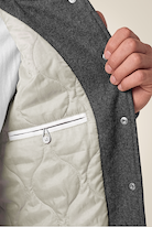 Gorilla Wear Stockholm Varsity Jacket Jacket Gray