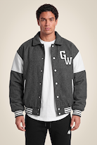 Gorilla Wear Stockholm Varsity Jacket Jacket Gray