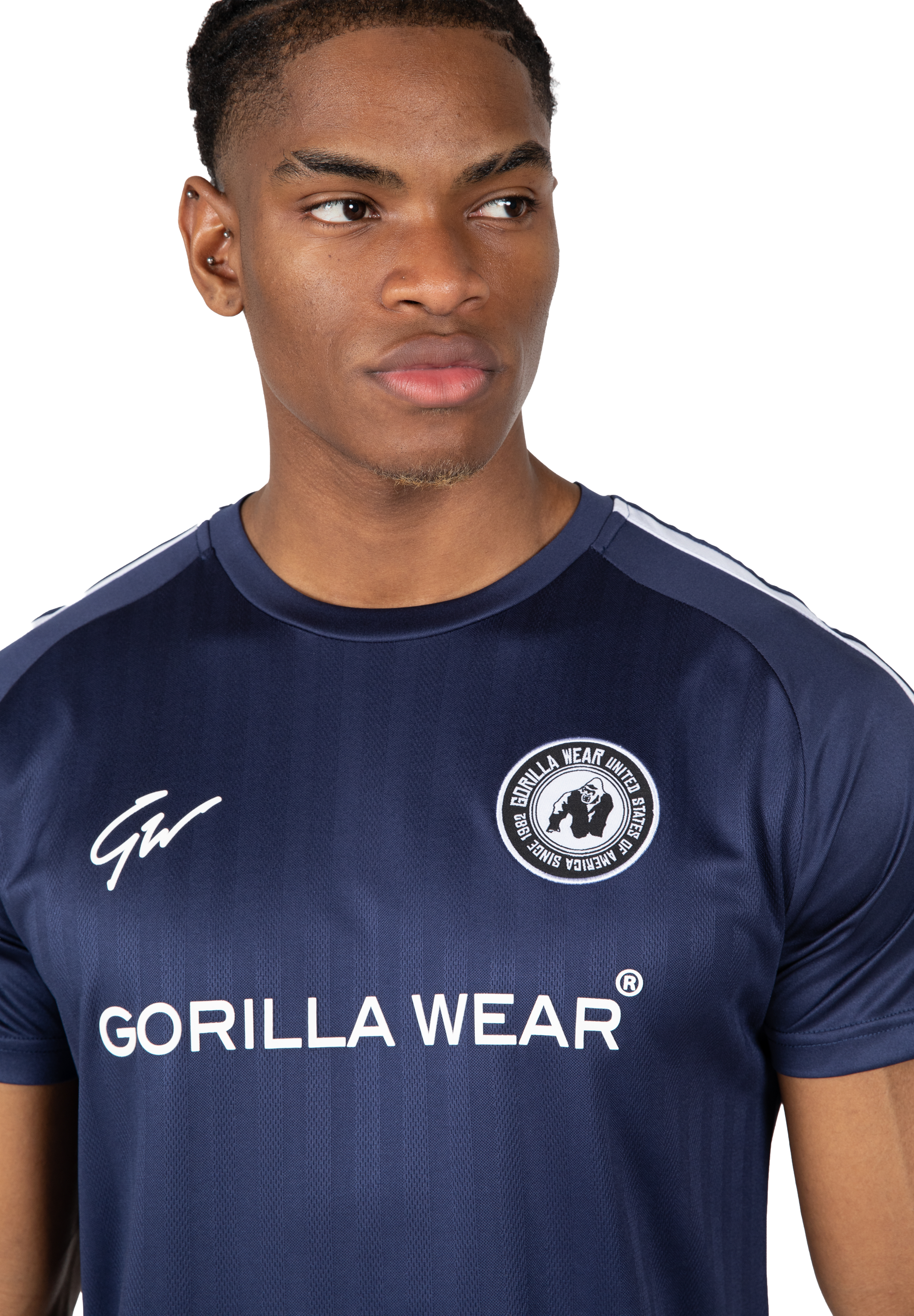 Gorilla Wear Stratford T-Shirt T-Shirt & Tops Navy