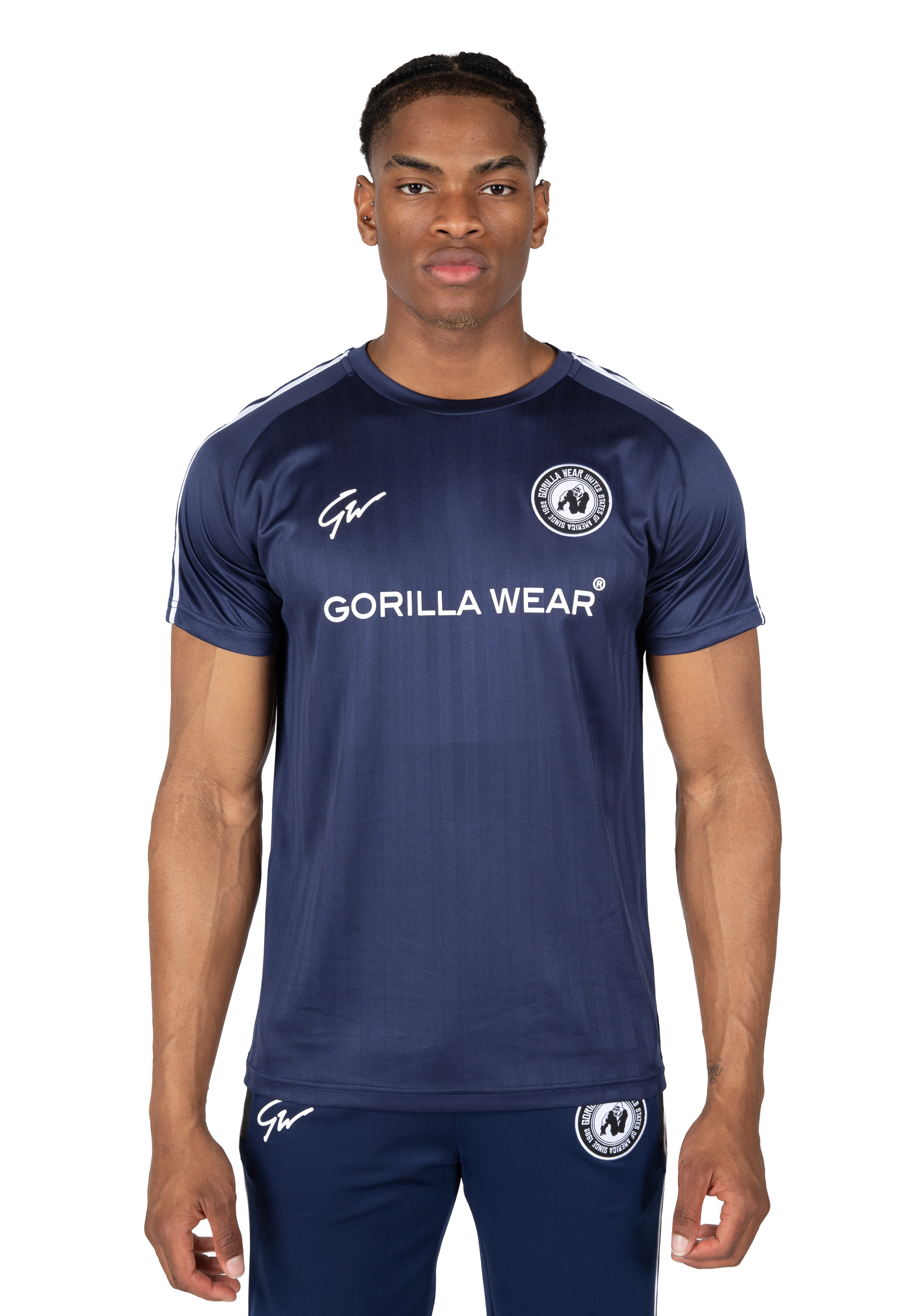 Gorilla Wear Stratford T-Shirt T-Shirt & Tops Navy
