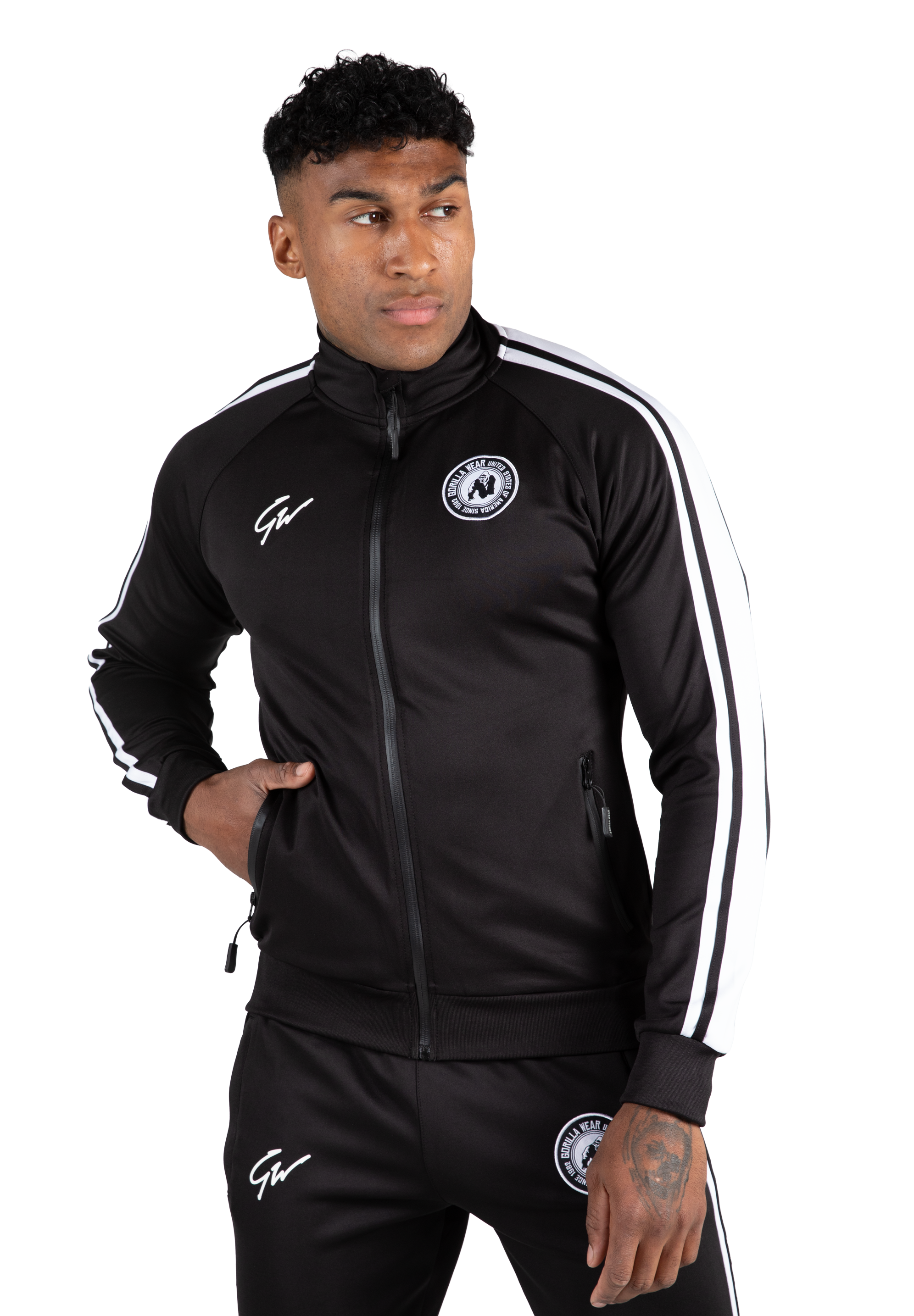 Gorilla Wear Stratford Track Jacket Jacket Black
