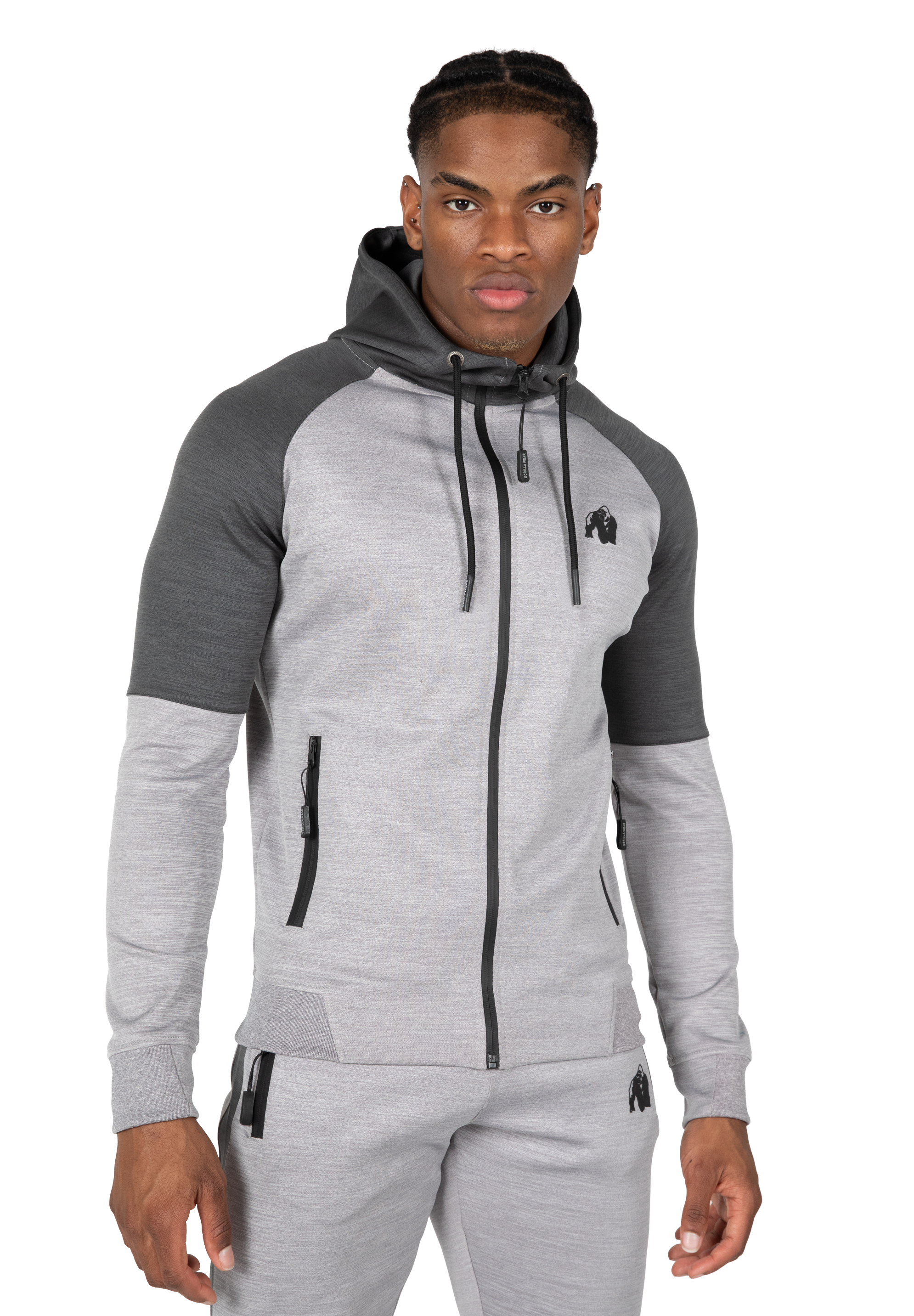 Gorilla Wear Sullivan Track Jacket Jacket Gray