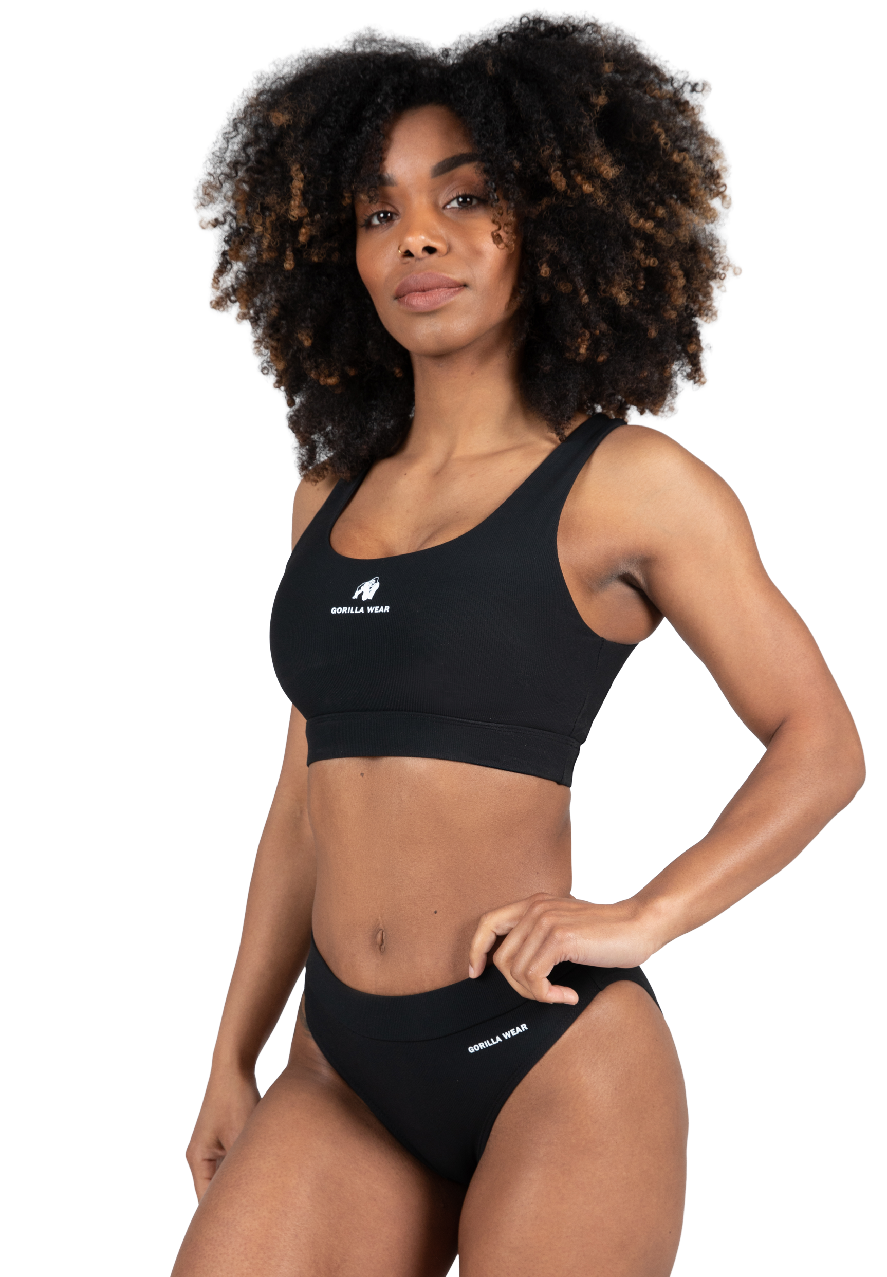 Gorilla Wear Summerville Bikini Top Sports Bra Black