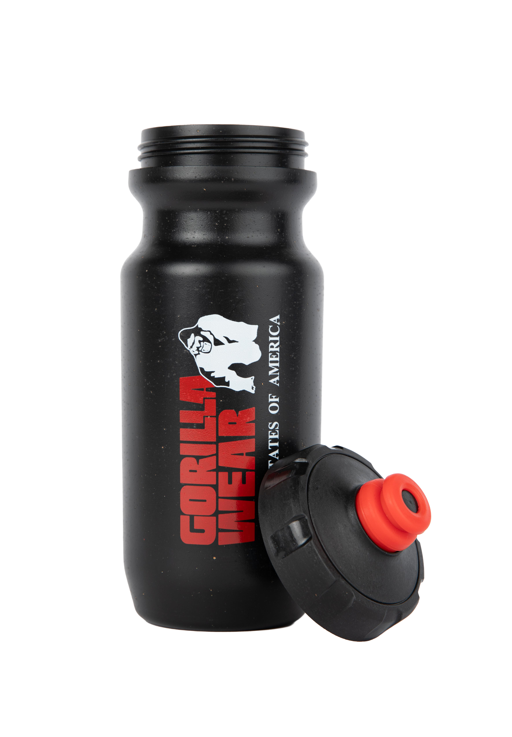 Gorilla Wear Sustainable Grip Bottle 500ML Shakers & Bottles Black