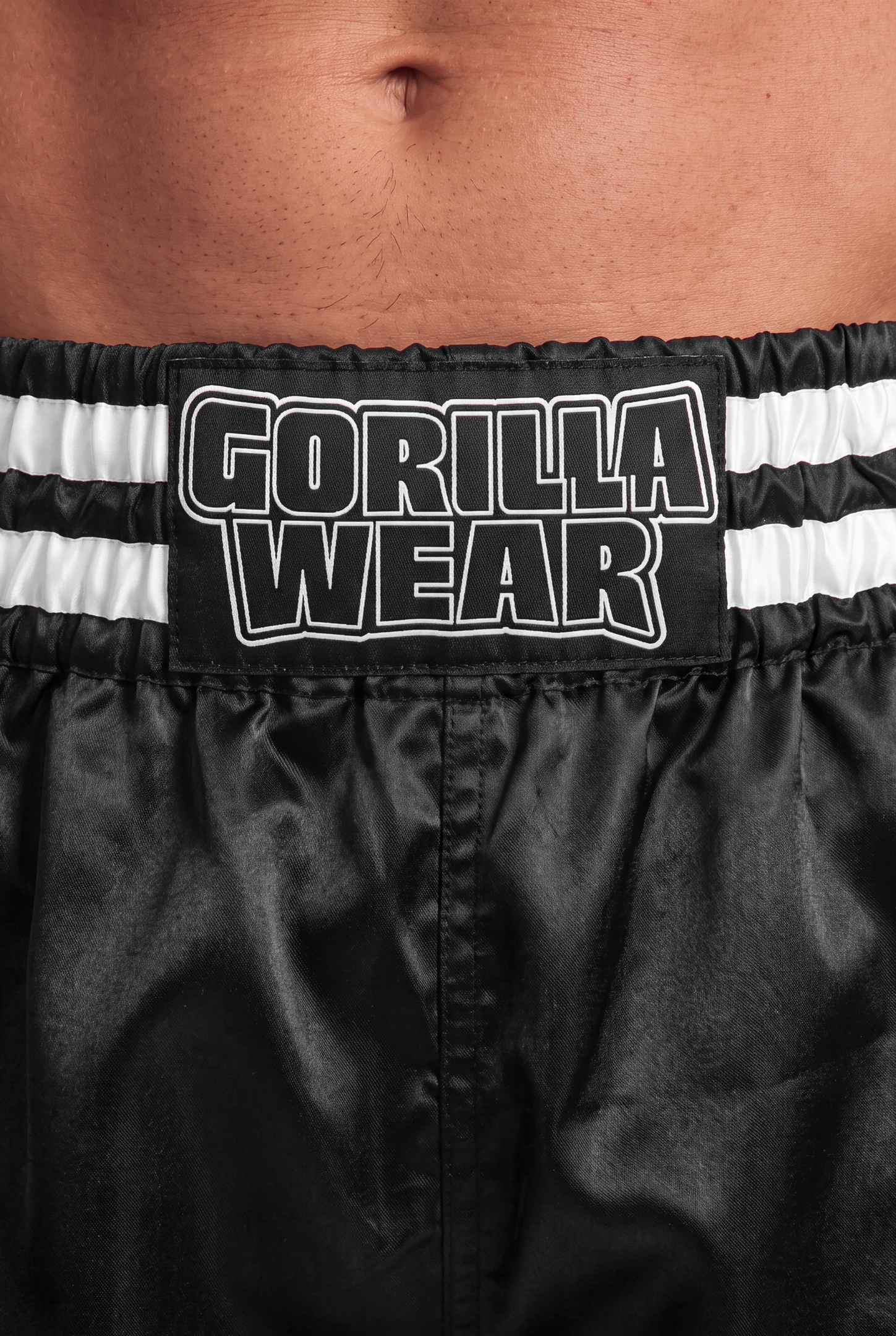 Gorilla Wear Tacoma Fighting Shorts Fight Gear Black/White