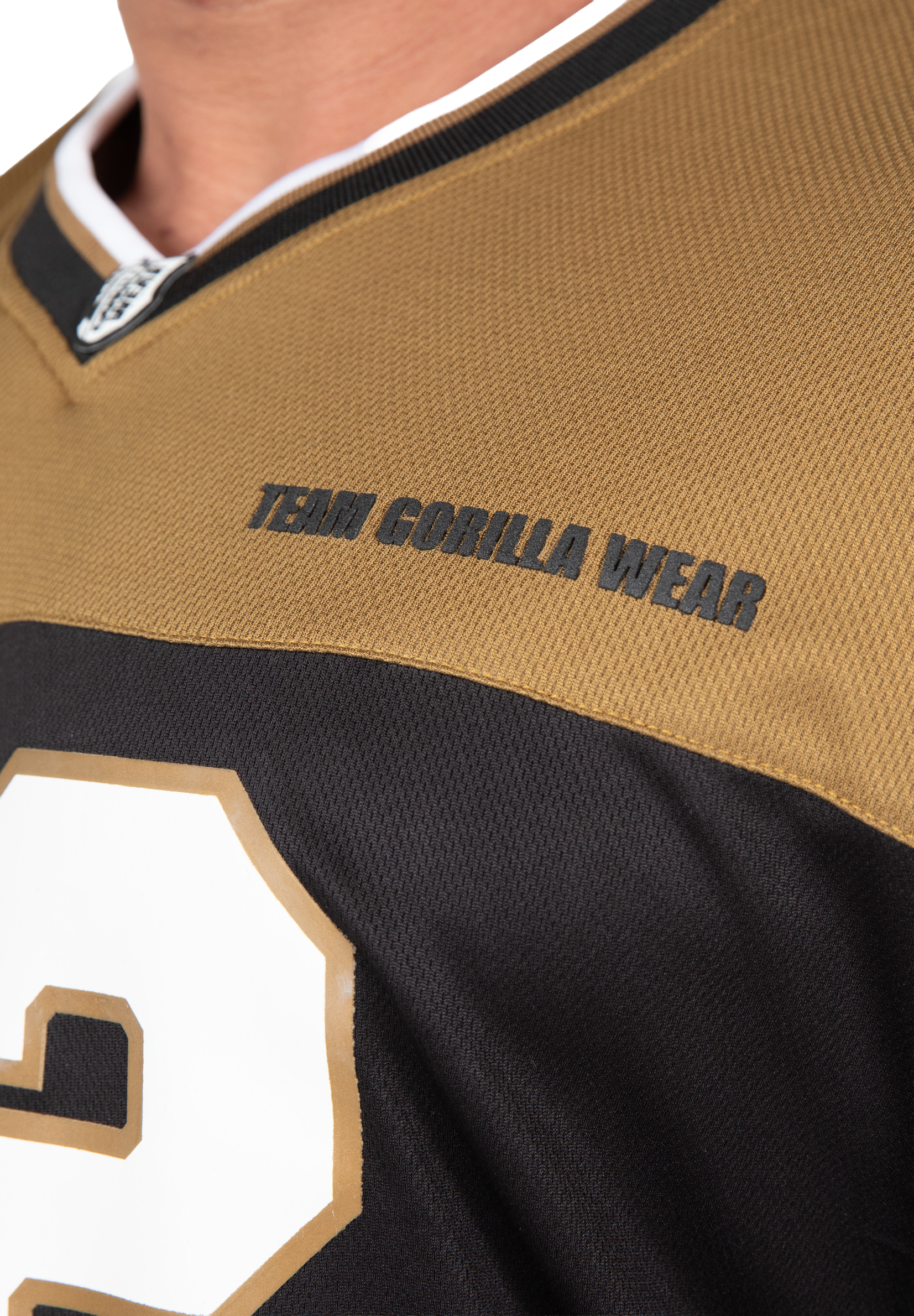 Gorilla Wear Trenton Football Jersey T-Shirt & Tops Black/Gold