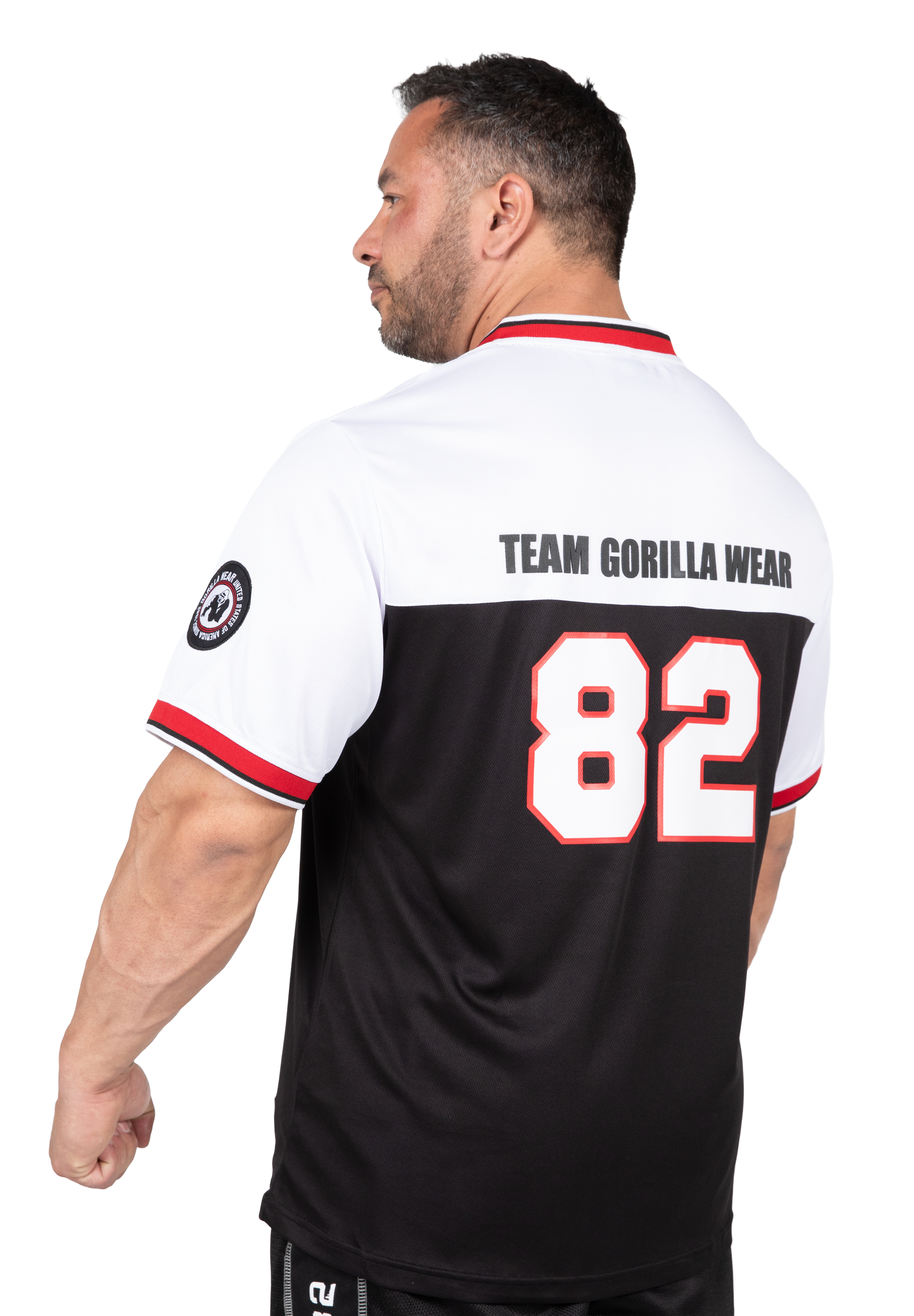 Gorilla Wear Trenton Football Jersey T-Shirt & Tops Black/White