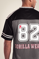 Gorilla Wear Tyler Football Jersey T-Shirt & Tops Black/White