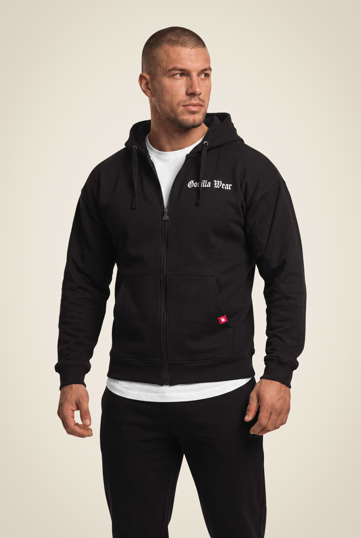 Gorilla Wear Utah Zipped Hoodie Hoodie & Sweatshirt Black