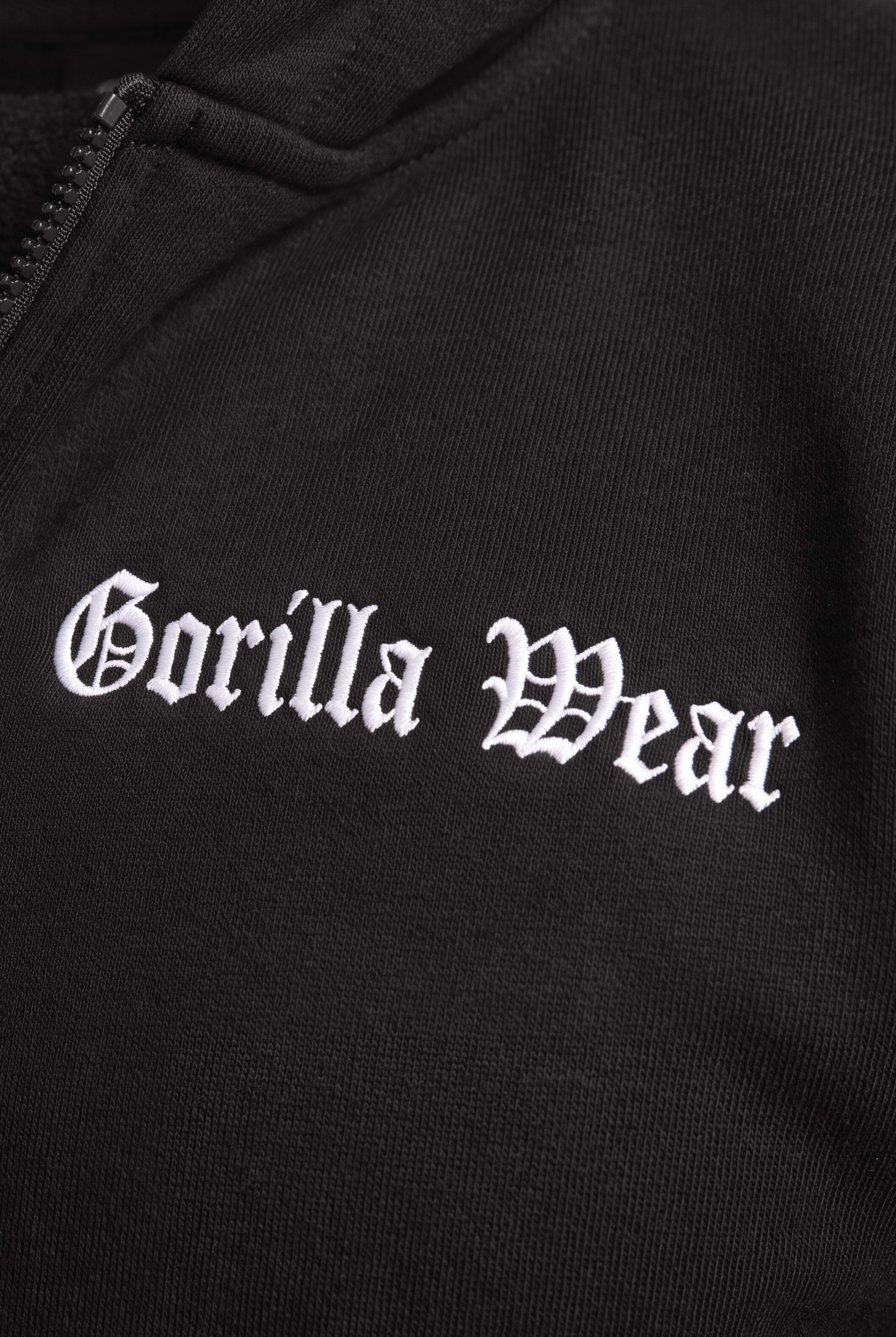 Gorilla Wear Utah Zipped Hoodie Hoodie & Sweatshirt Black