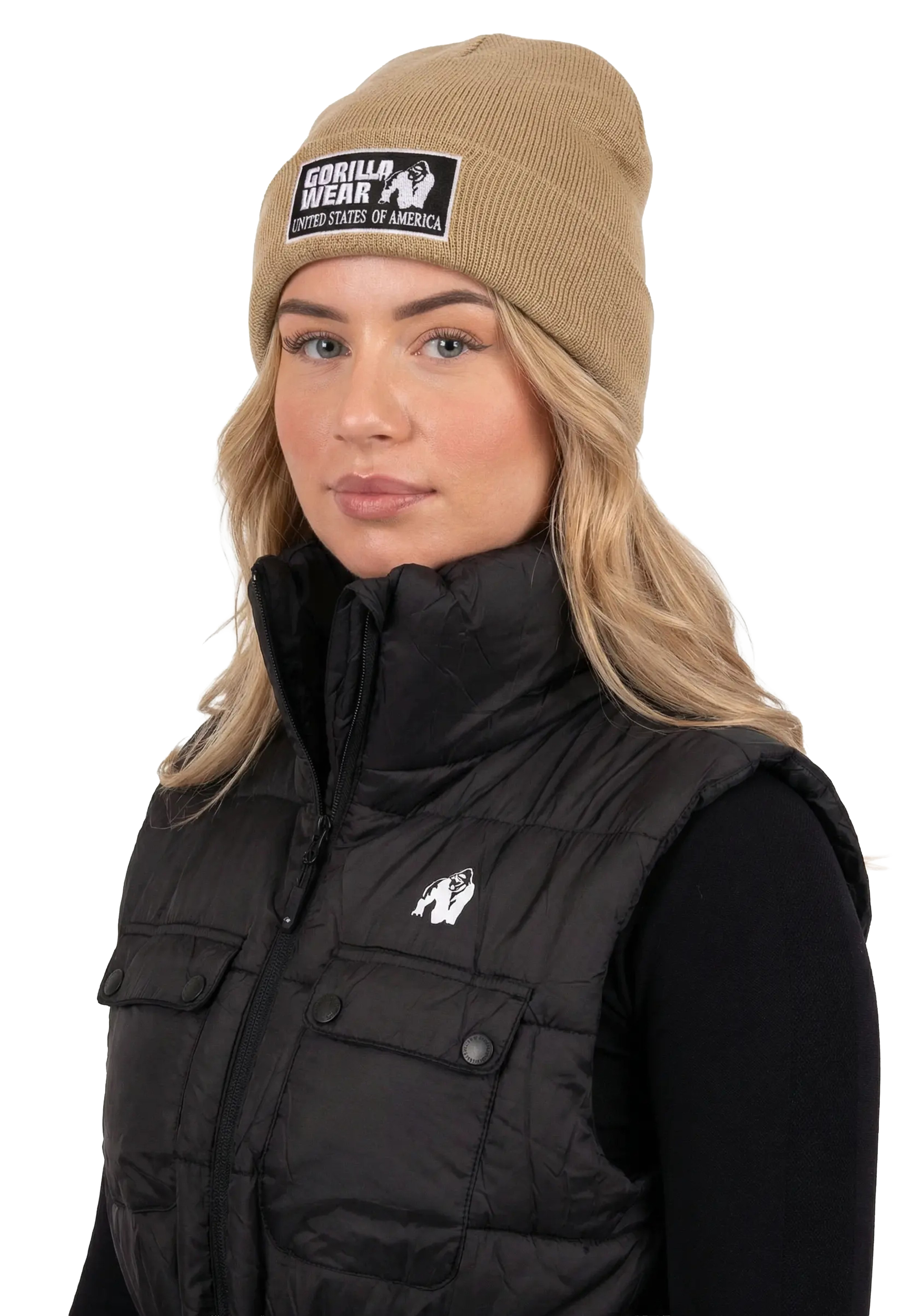 Gorilla Wear Vermont Beanie Caps & Beanies Beige