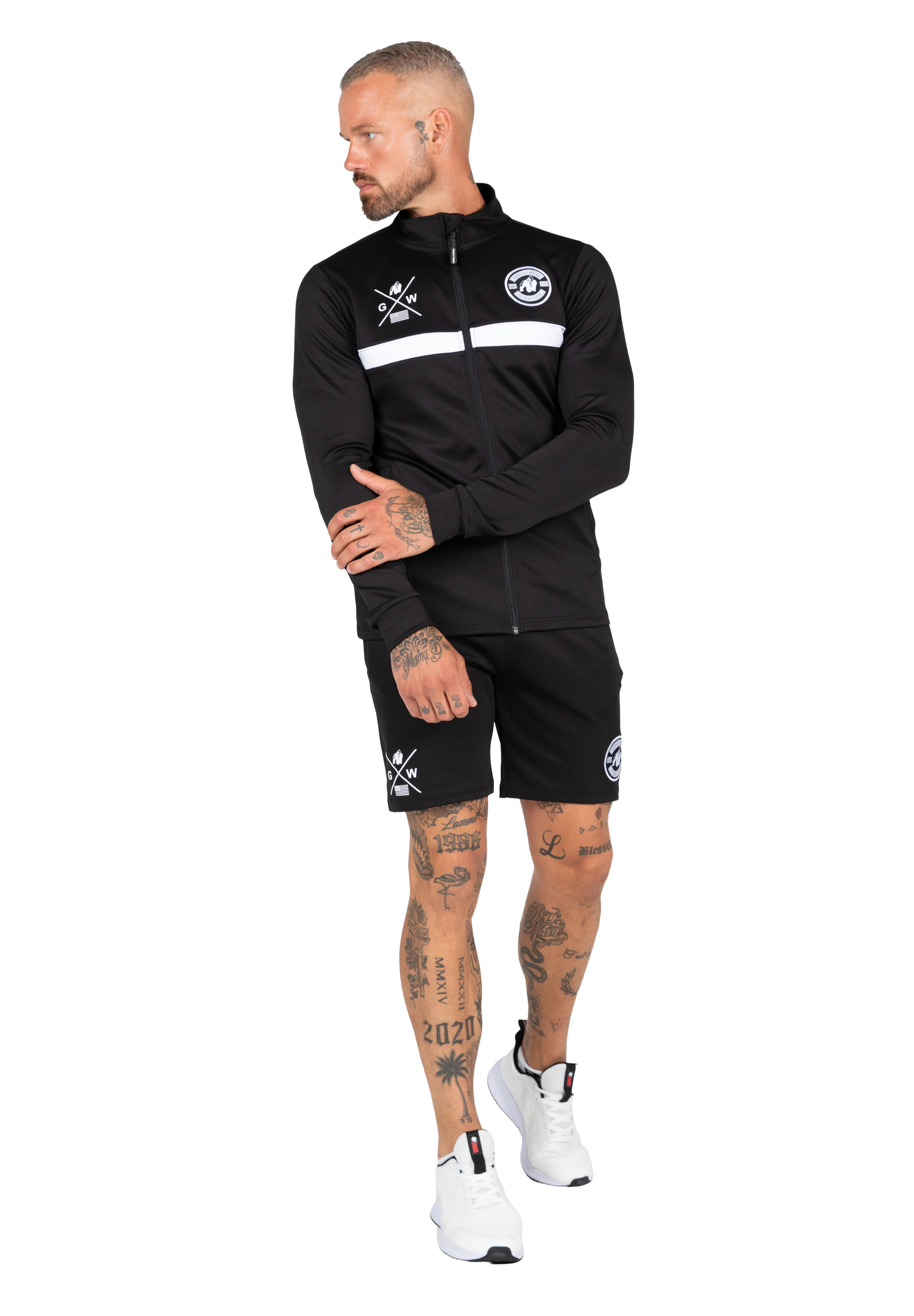 Gorilla Wear Vernon Track Jacket Jacket Black