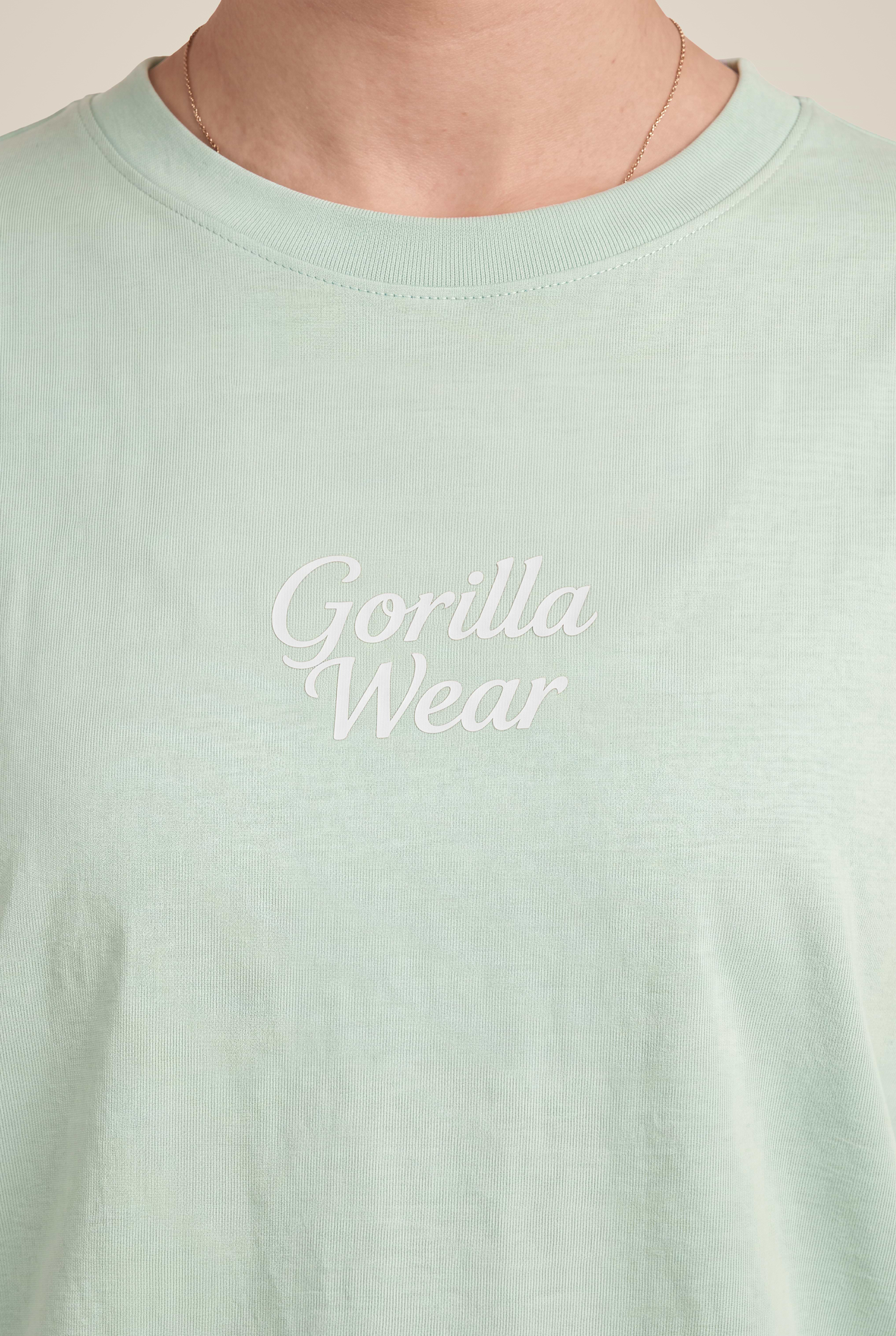 Gorilla Wear Vienna Oversized T-Shirt T-Shirt & Tops Light Green