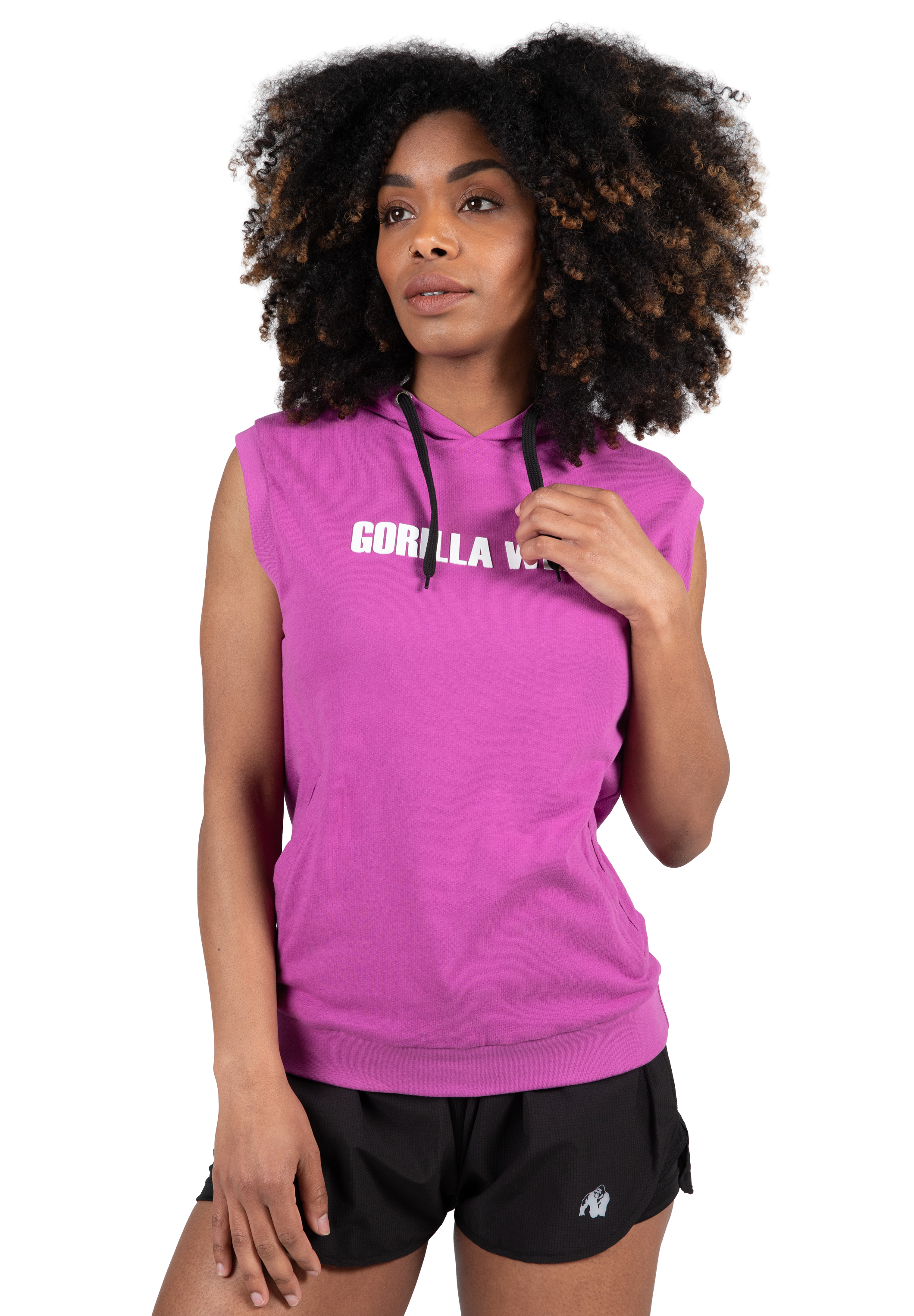 Gorilla Wear Virginia Sleeveless Hoodie Hoodie & Sweatshirt Fuchsia