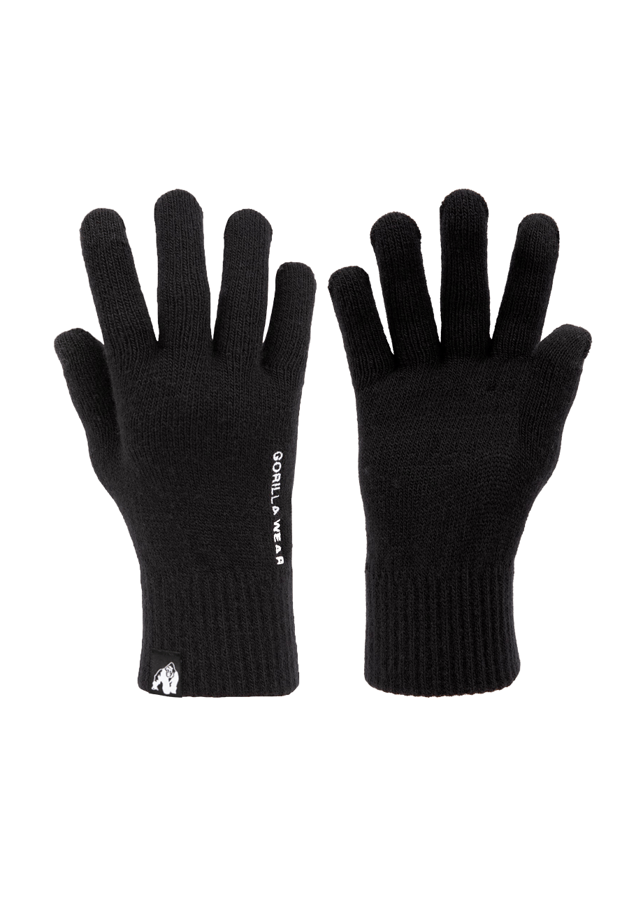 Gorilla Wear Waco Knitted Gloves Workout Gloves & Grips Black