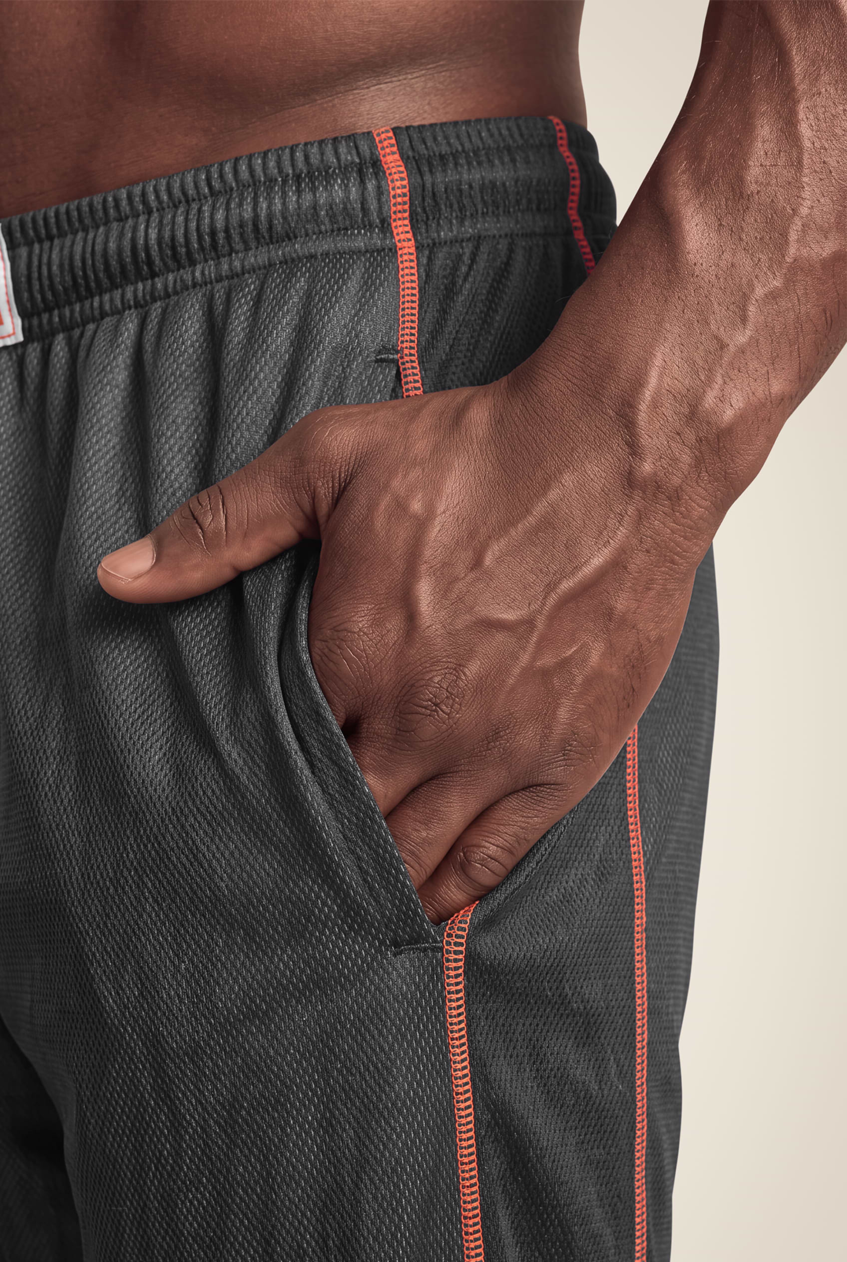 Gorilla Wear Wallace Mesh Pants Pants Gray/Orange