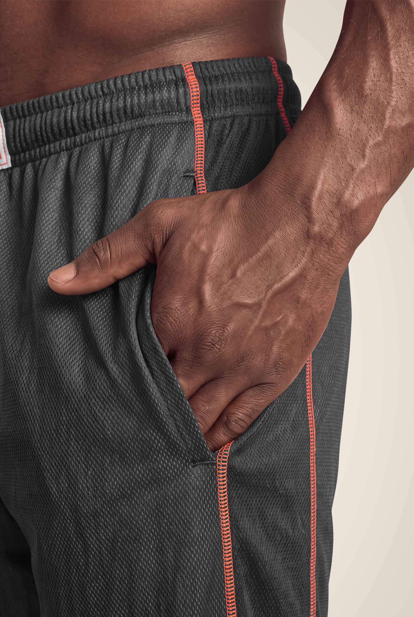 Gorilla Wear Wallace Mesh Pants Pants Gray/Orange