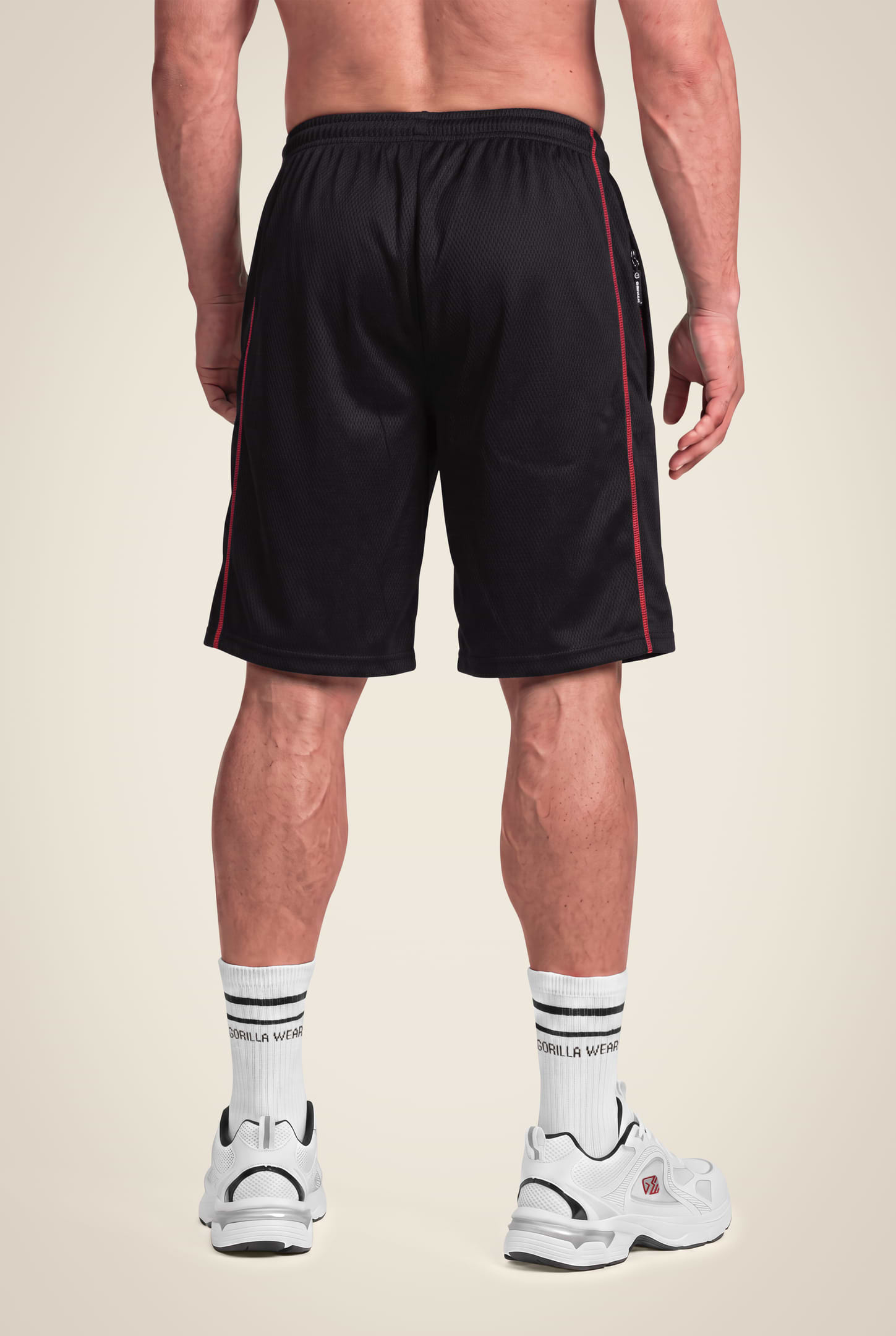 Gorilla Wear Wallace Mesh Shorts Shorts Black/Red
