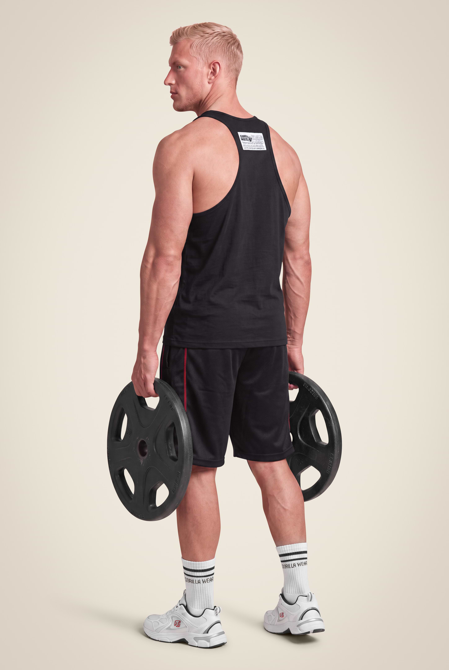 Gorilla Wear Wallace Mesh Shorts Shorts Black/Red