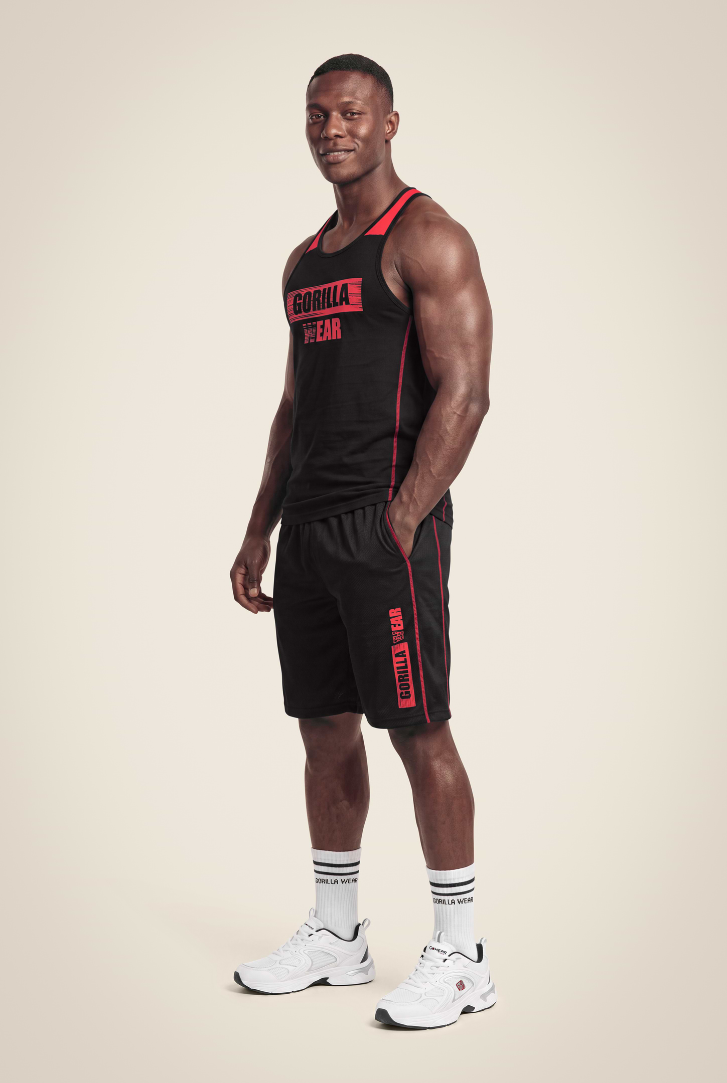 Gorilla Wear Wallace Tank Top Tank Top Black/Red
