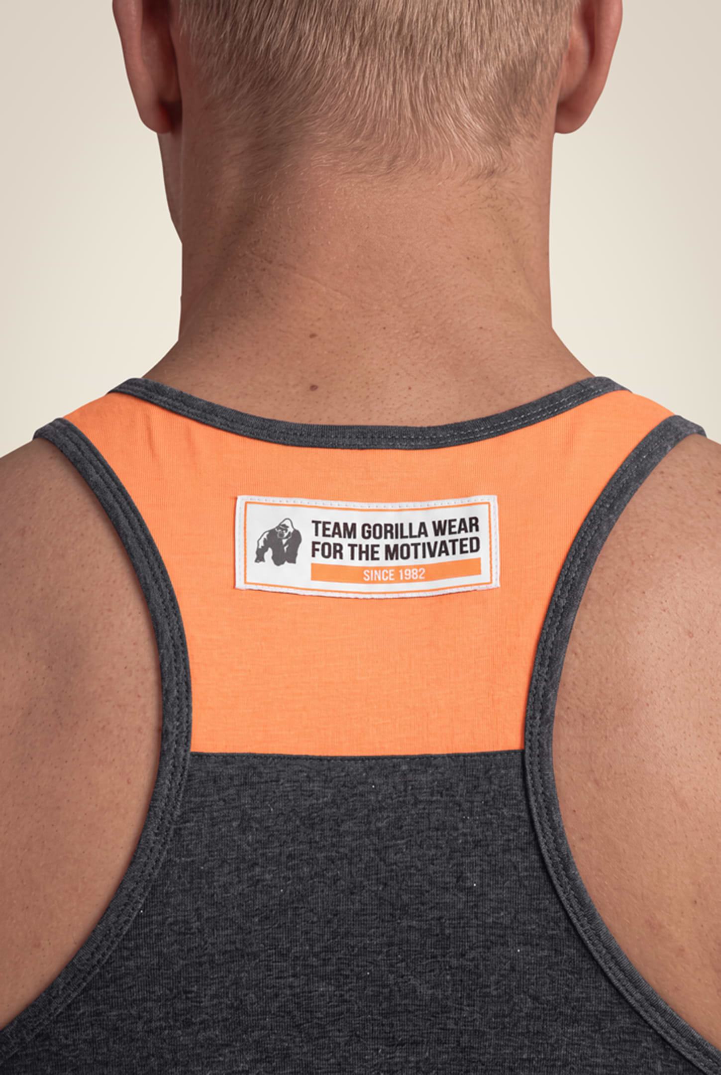 Gorilla Wear Wallace Tank Top Tank Top Gray/Orange