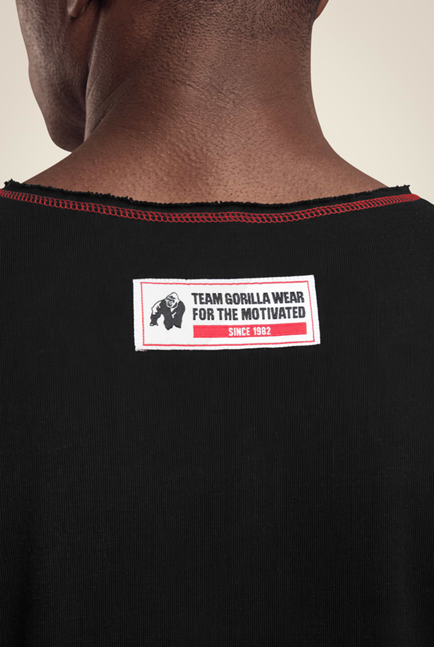 Gorilla Wear Wallace Workout Top T-Shirt & Tops Black/Red