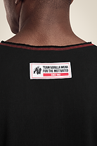 Gorilla Wear Wallace Workout Top T-Shirt & Tops Black/Red