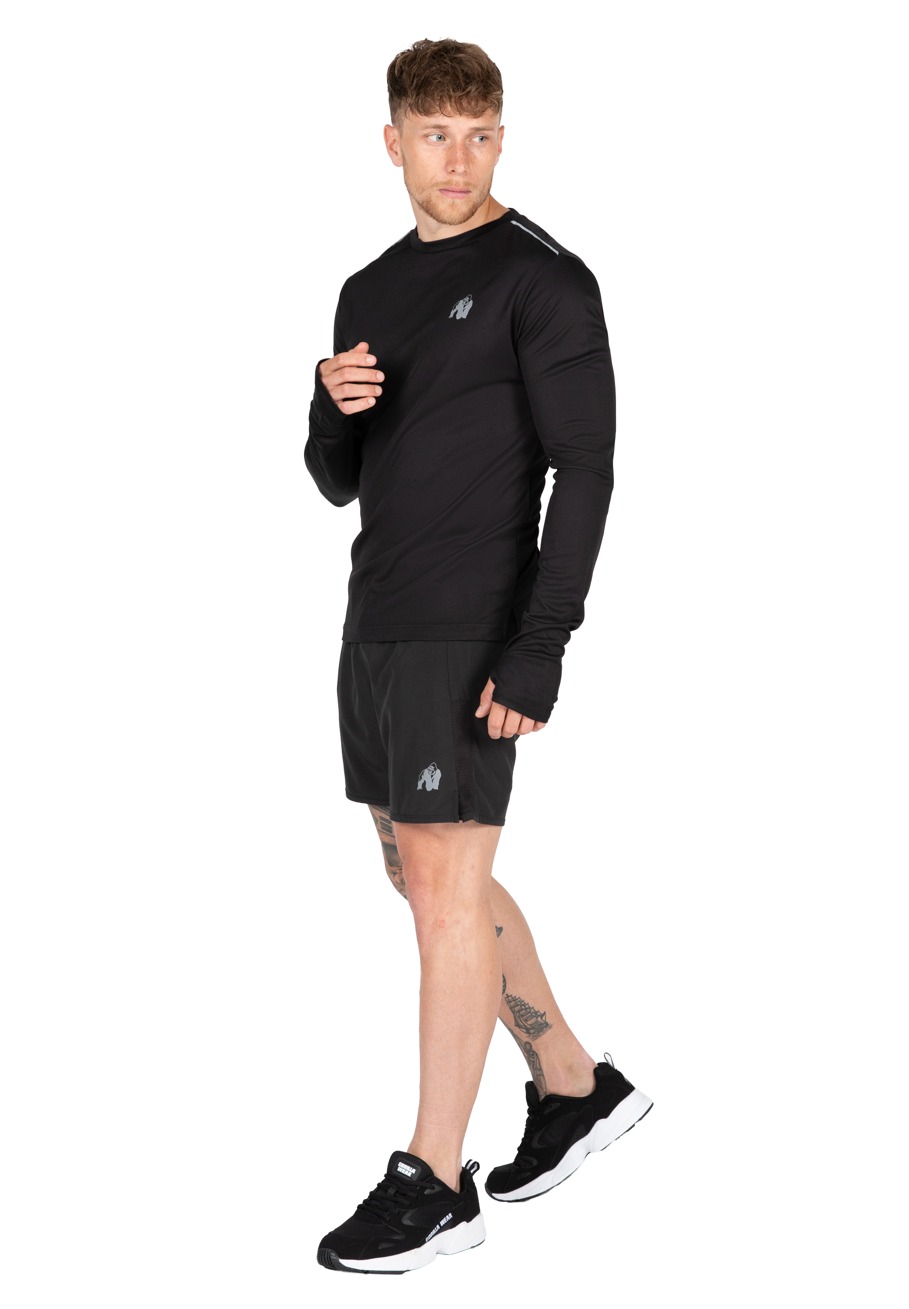 Gorilla Wear Washington Long Sleeve T-Shirt & Tops Black