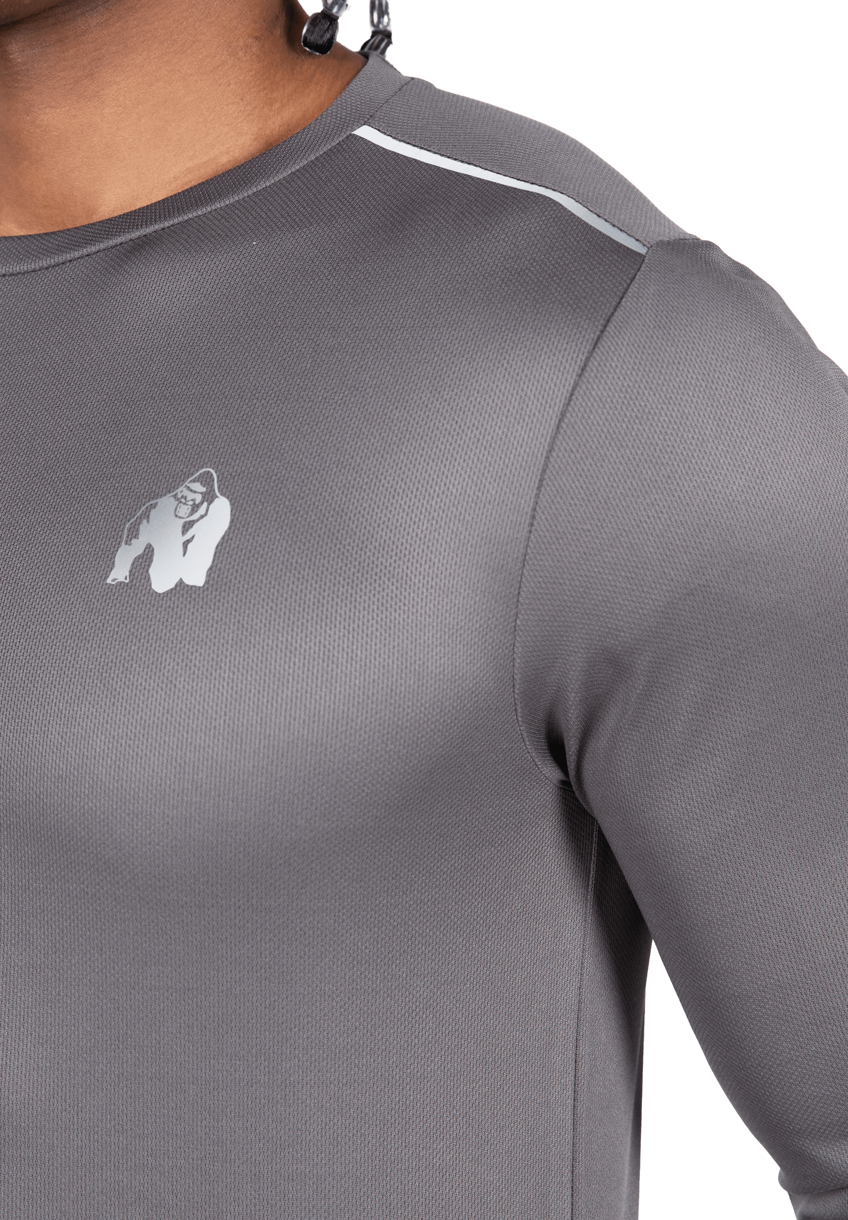 Gorilla Wear Washington Long Sleeve T-Shirt & Tops Gray