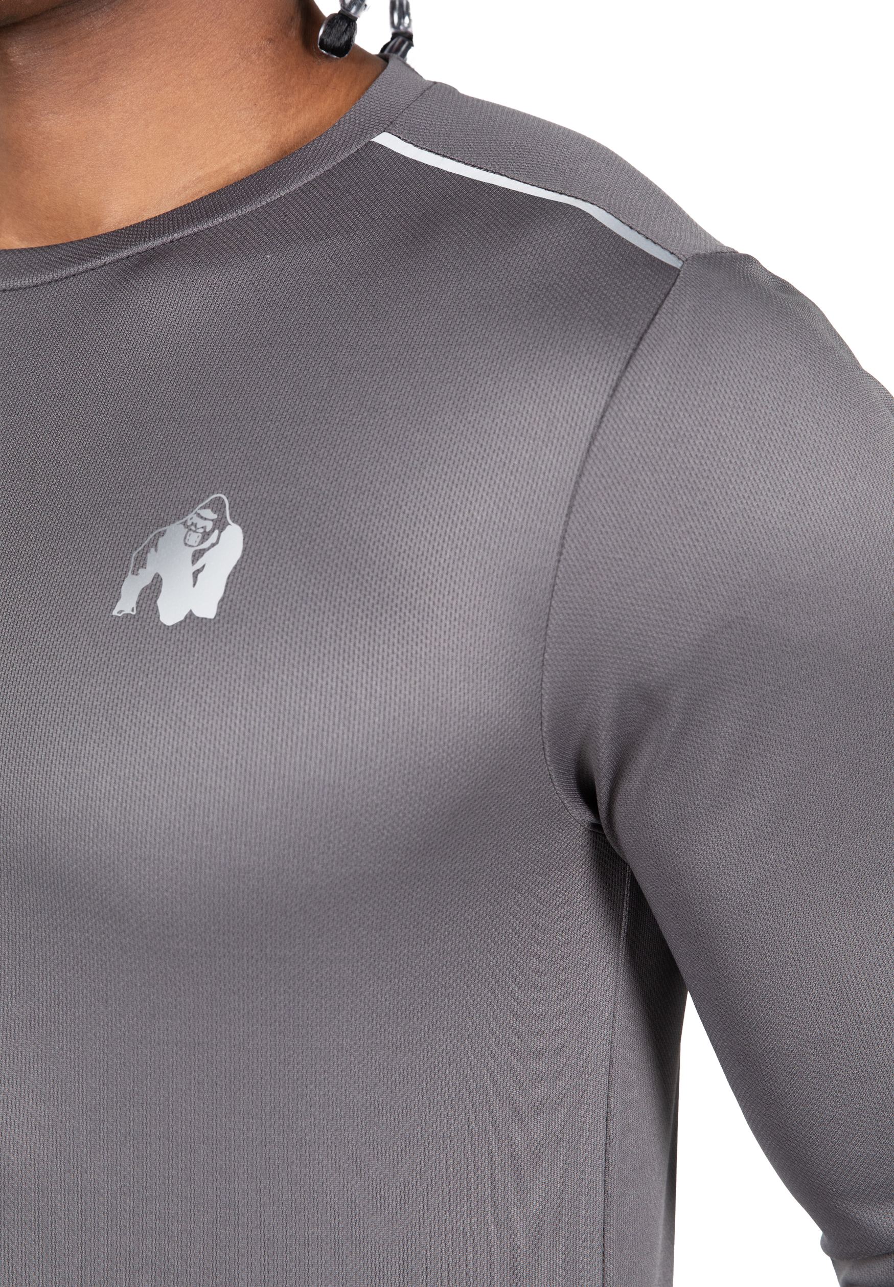 Gorilla Wear Washington Long Sleeve T-Shirt & Tops Gray