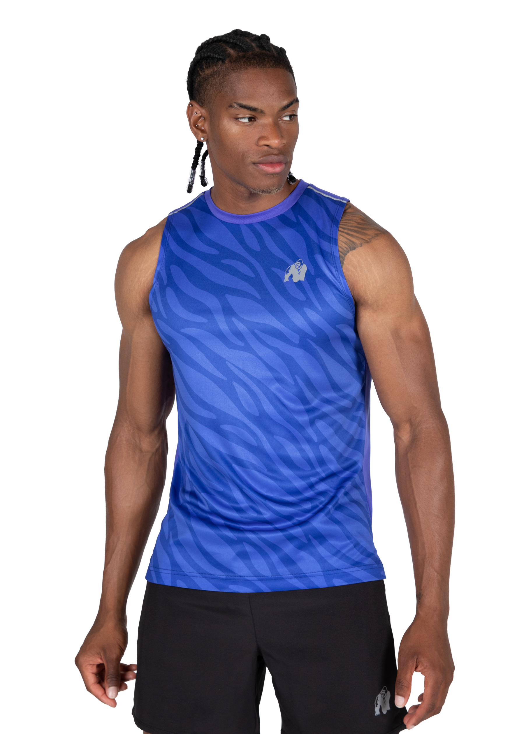 Gorilla Wear Washington Tank Top Tank Top Blue