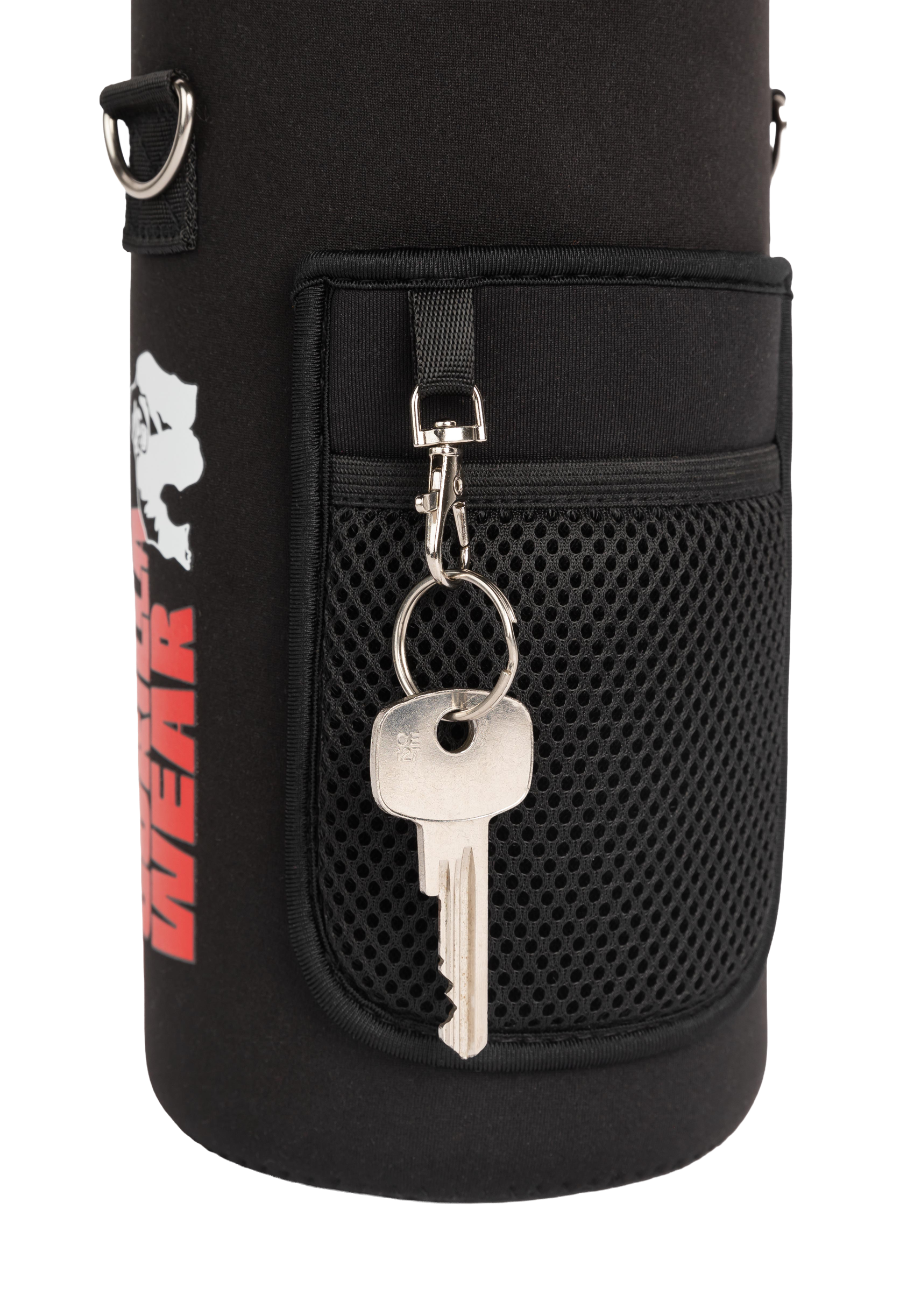Gorilla Wear Water Bottle With Sleeve 2L Shakers & Bottles Black