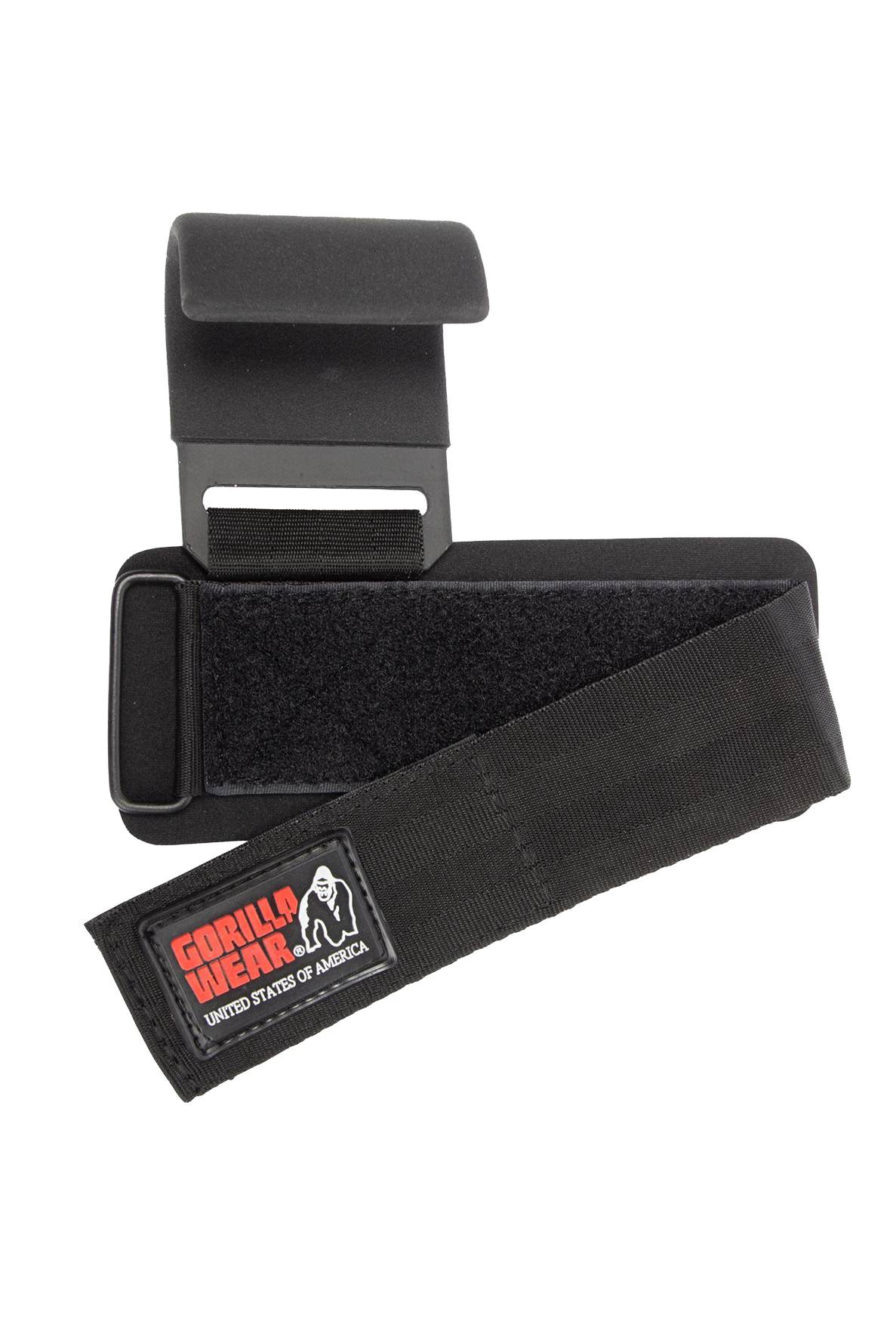 Gorilla Wear Weight Lifting Hooks Lifting Straps & Wraps Black