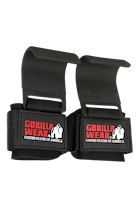 Gorilla Wear Weight Lifting Hooks Lifting Straps & Wraps Black