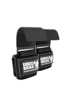 Gorilla Wear Weight Lifting Hooks Lifting Straps & Wraps Black/White