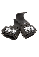 Gorilla Wear Weight Lifting Hooks Lifting Straps & Wraps Black/White